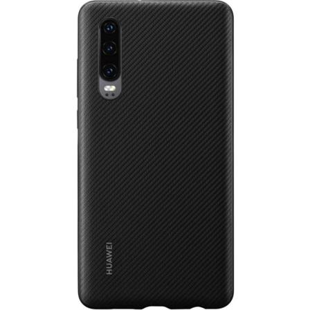 Huawei P30 Pu Cover Original Skal 51992992 - Svart Svart