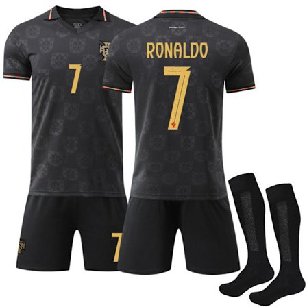 25-26 Portugal Træningssort Fodboldtrøje Nr. 7