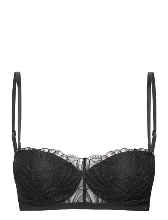 Lightly Lined Bandeau Black Calvin Klein