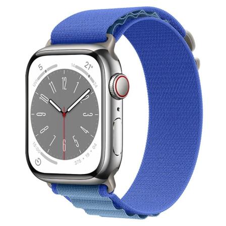 Alpine Loop Rannekoru Apple Watch Ranneke 49mm 44mm 40mm 45mm 41mm 42mm 38mm 38 40 44 45mm Rannekoru Iwatch Ultra Series 7 6 3 Se 8 42 44 45 49mm blue