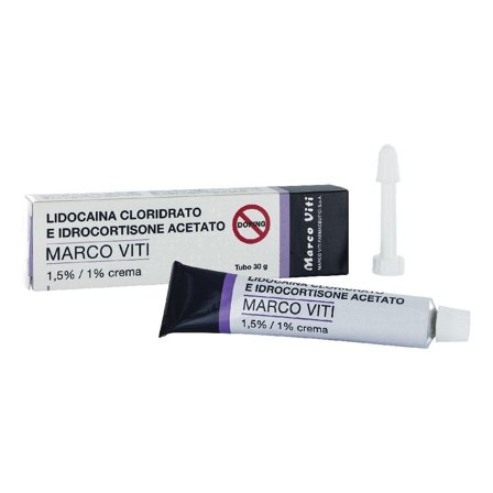 Marco Viti Lidocaina Idrocortisone Crema Rettale 30g 15mg /g +