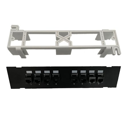 CAT6 Straight Extender Patch Panel Veggmontert RJ45 nettverksbrakett Veggplugg