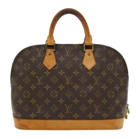 Louis Vuitton Vintage Pre-owned Canvas hndtasker Brun, Dame Vintage Tasker, Størrelse: ONE Size