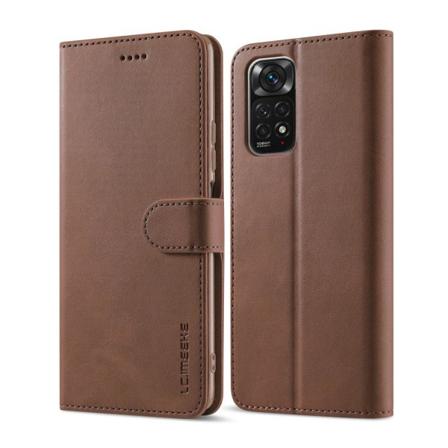 Lc.imeeke Xiaomi Redmi Note 11 Pro 5g Fodral Läder Brun