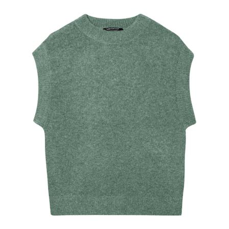 Luisa Cerano, Sleeveless Knitwear Groen, Dames, Maat:XL