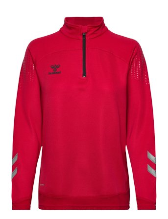 Hummel Hmllead Women Half Zip - Red - M