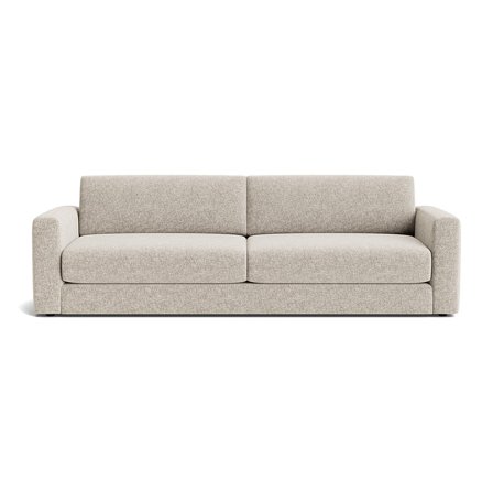 Moss 3 personers sofa - Genesis Grå/Beige - 252x94x78 - Sofa, 3 personers sofa