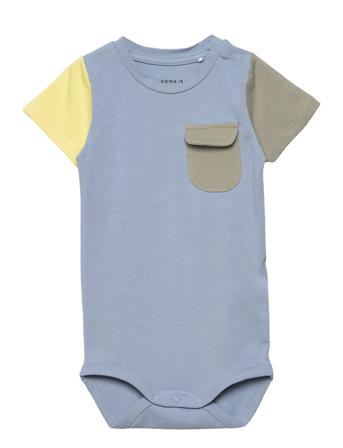 Nbmhon Ss Body Bodies Short-sleeved Blå Name It*Betinget Tilbud
