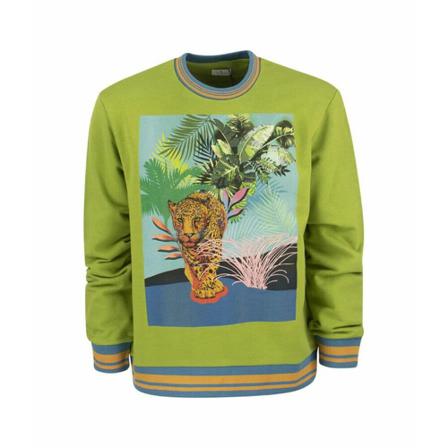 Etro Crew-neck Sweatshirt Grøn, Herre Sweatshirts, Størrelse: L