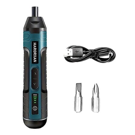 Ledningsfri Elektrisk Skruetrækker 1300mah Batteri Mini Boremaskine 3.6V Elværktøjssæt [Db]