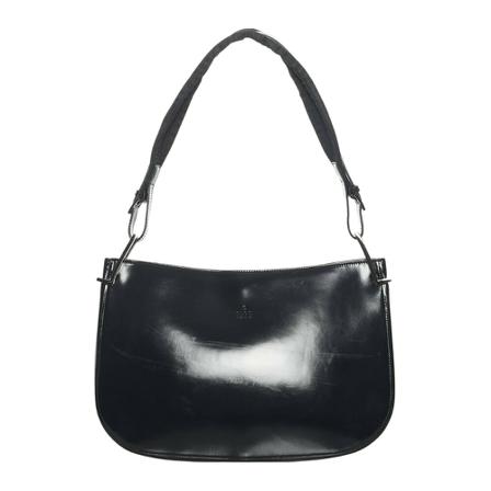 Gucci Vintage, Pre-owned Leather Shoulder Bag Zwart, Dames, Maat:ONE Size