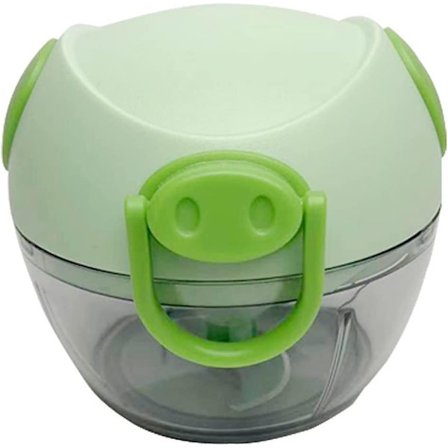 Hakker, Træk-Vegetabilsk Hakker Med Tovmekanisme Kan Hakke Kød Løg Hvidløg Husholdningskøkken