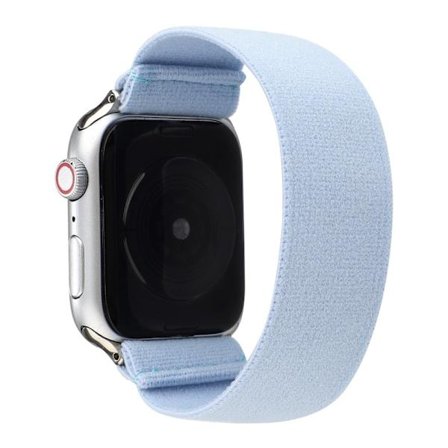 Apple Watch Series 8 (45mm) / Watch Ultra enkelt elastiskt nylonarmband - Himmelsblå