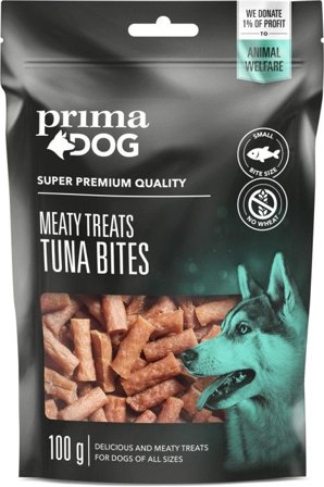 PrimaDog Meaty Treats Tonfiskbitar 100 G - PrimaDog
