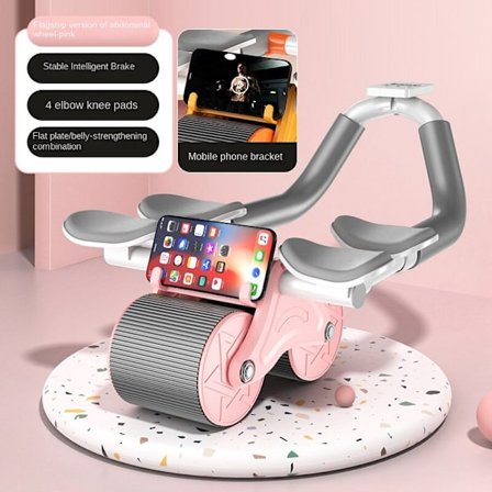 Ab Roller Wheel Automatisk Rebound Abdominal Wheel