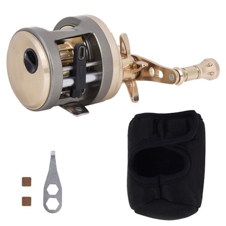 Baitcasting-kela Metalli Viehekalastuspyörä Takila Tarvike Alumiiniseos Vavun Kahvat ja Kahva JH101 (vasenkätiset)