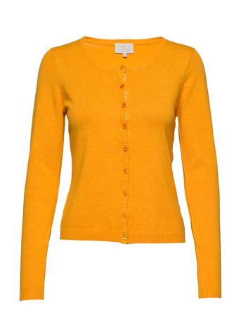 New Laura Cardigan Neuletakki Keltainen Minus