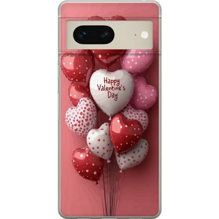 Kompatibel Mobilcover til Google Google Pixel 7 Valentinsballoner