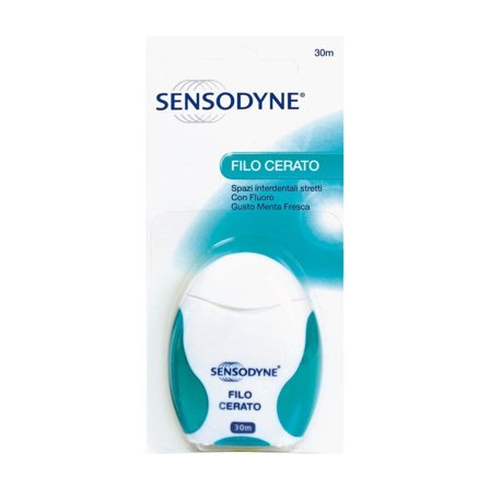 Sensodyne Filo Interdentale Cerato Con Fluoro Gusto Menta Fresca