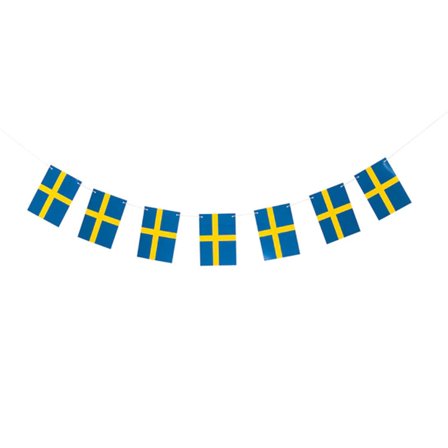 Svenska Flaggan Girlang - Partyninja.se