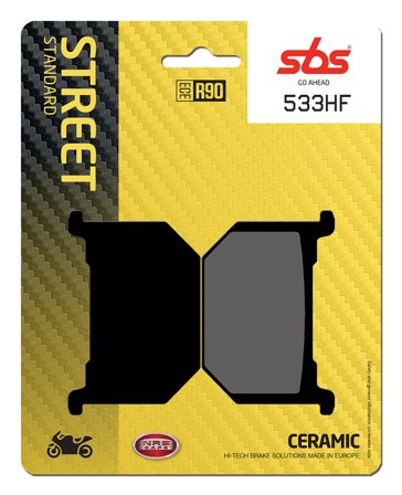 SBS HF Ceramic Bromsbelägg Fram - Suzuki GSX 400 S 1980-1984