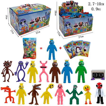 Ny 24Pcs Rainbow Friend Julkalender Blind Present