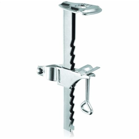 Parasolholder i galvaniseret stål - Balkonholder til parasoller - Parasolholder til altan (Ø 25-32mm - 1 stk)