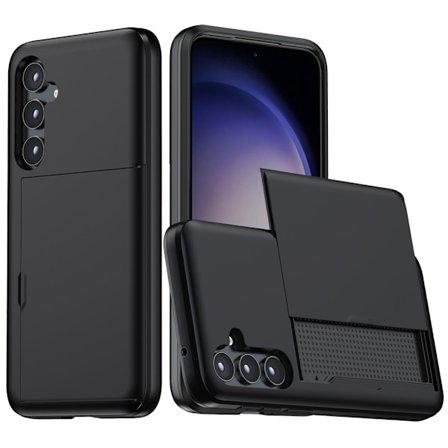 Samsung Galaxy S24 Plus Skal Kortlomme Sort