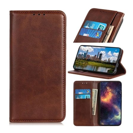 Huawei P30 Lite Split läderfodral - Kaffe