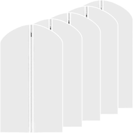 Hengende klespose Lettvekt Dressposer Støvtett Med Glidelås For Skaplagring Og Reise