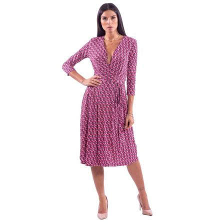 Guess, W1Yk 0Skas 20 fantasy dress Różowy, Kobieta, Rozmiar: L