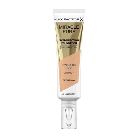 Max Factor Miracle Pure Skin-Improving Foundation 040 Light ivory, Makeup, Ansigt, Foundation