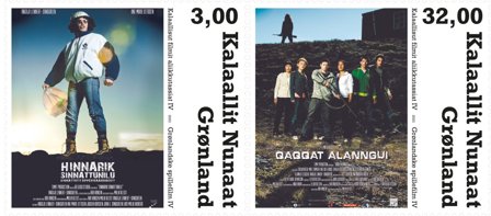 Grønland - Grønlandske spillefilm - Postfrisk sæt 2v