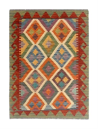 Kilim Afghan Old Style Rug Oriental (Wool, Afghanistan)