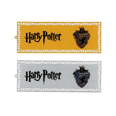 2 ST Harry Potter Ravenclaw Metall Bokmärken