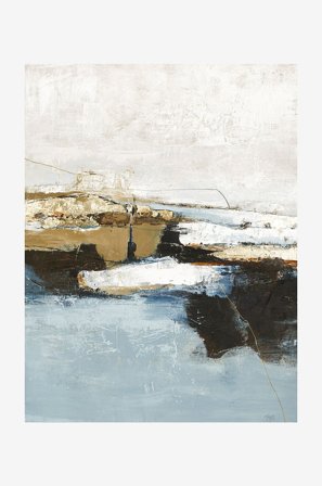 Malerifabrikken - Taulu Get away - Sininen - Taulut - 90X120 - - Homeroom