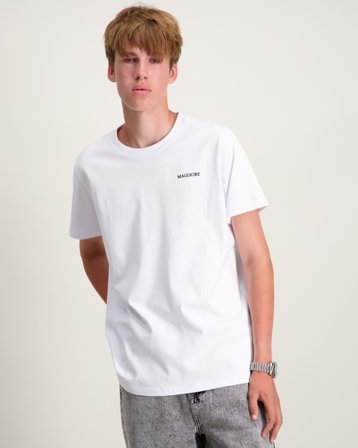 MAGGIORE Logo T-Shirt Wit T-shirts Jongens - Kids Brand Store