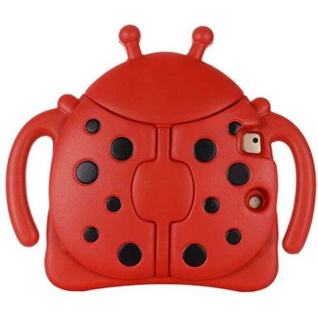 Nyckelpiga barnfodral, iPad Pro 9.7/iPad 9.7 (2017-2018), röd