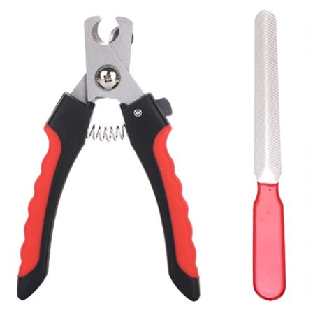 Pet Grooming Tools Nagelsax och Nagelfil för Djur Storlek: Stor