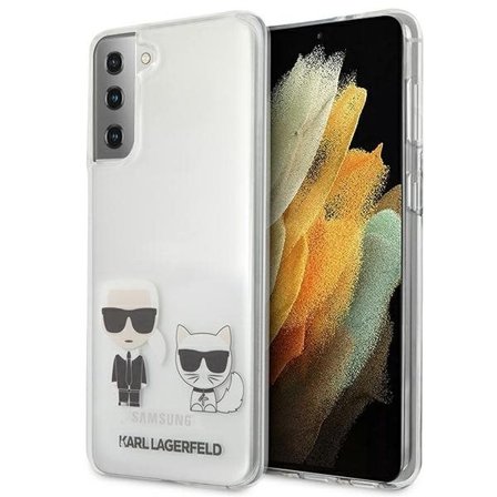 Karl Lagerfeld Karl&Choupette Kotelo Samsung Galaxy S21+ - läpinäkyvä