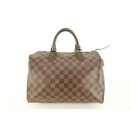 Louis Vuitton Vintage, Pre-owned Canvas louis-vuitton-bags Bruin, Dames, Maat:ONE Size