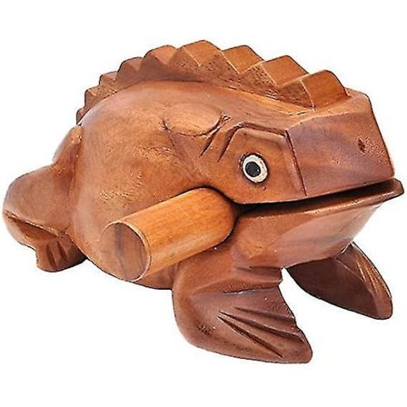 Puinen Kurnuttava Sammakko Käsintehty Musiikki-instrumenttilohko