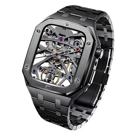 Apple Watch Series 8 / 7 45mm Watch Band with Case - Black