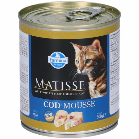 Matisse Cat Codfish Mousse Per Gatti Adulti 300g