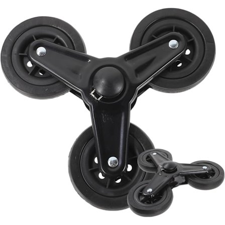 1 par indkøbsvogn hjul udskiftningshjul kraftige trekant vogn hjul