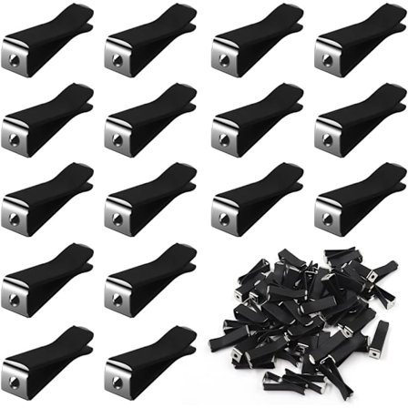 120 st Bil Luftventilklämmor, Luftkonditioneringsuttagsklämmor, Fyrkantigt Huvud Bil