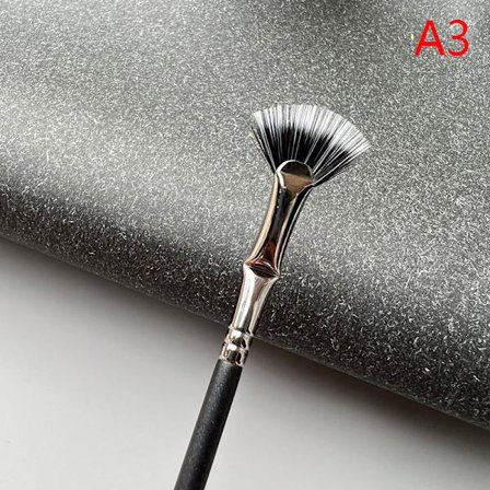 1 ST Fan Mascara Brush Fan Makeup Borste för Fransar Ögonfrans Brus