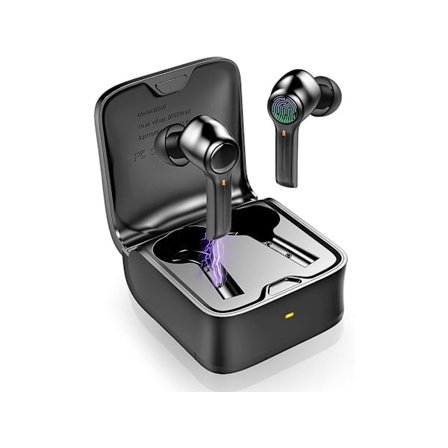 Trådlösa Bluetooth In-Ear Hörlurar med Brusreducering Svart