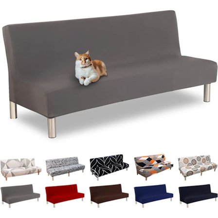 Sofföverdrag utan armstöd 3-sits universell stretch Clic C