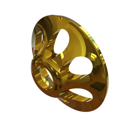 Pro Ultra Sonic Discs M (9mm) - Yellow Metallic